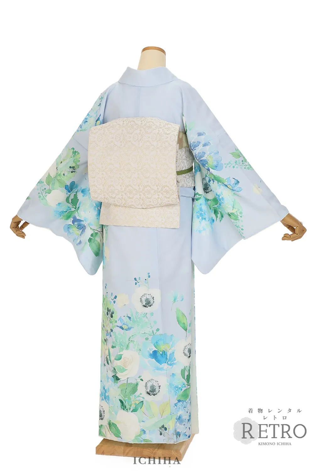 アネモネ訪問着 薄紫色・いちは